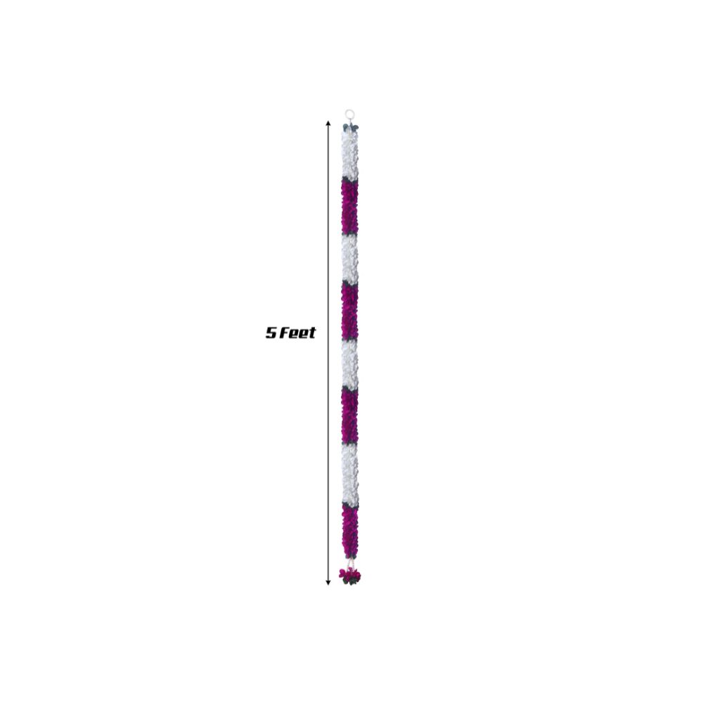 CLOTH LADI SF 07 (COLOR- PURPLE+WHITE)